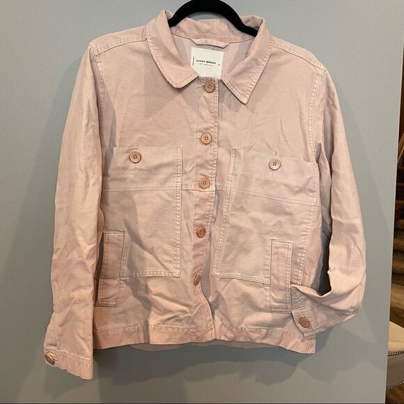 Lucky Brand Jackets & Blazers - Lucky Brand Blush Utility Coat Medium